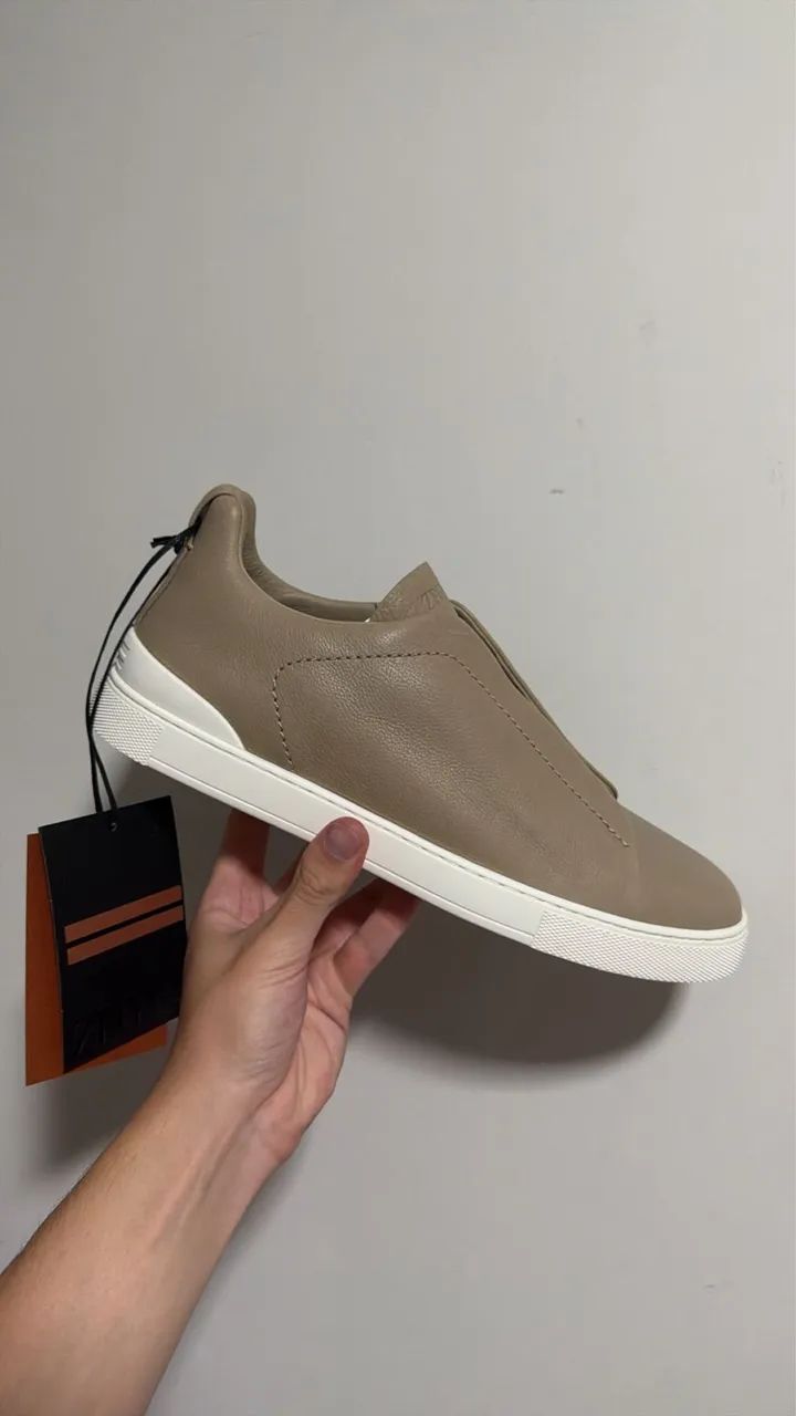 Zegna triple stitch