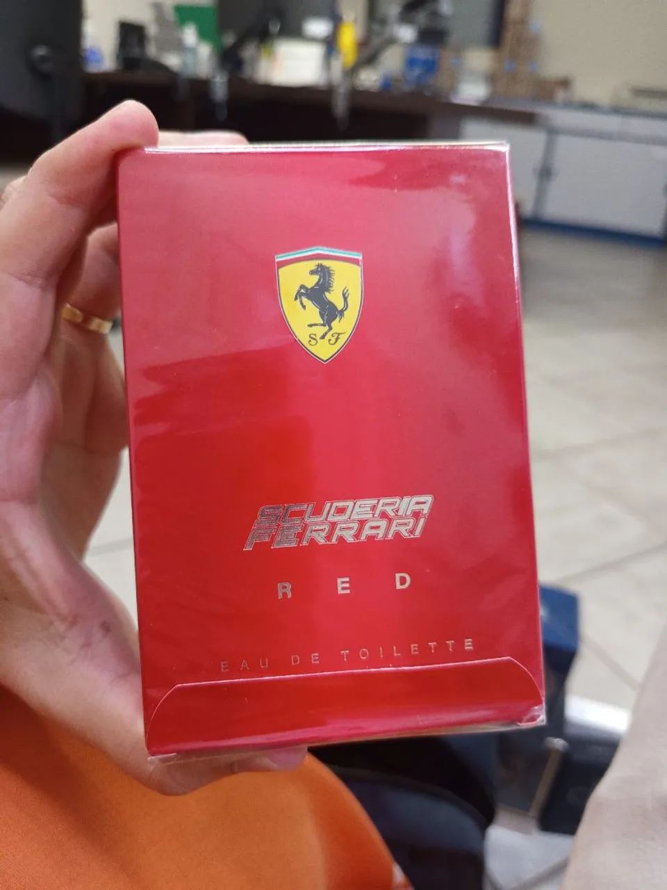 Perfume Ferrari Red Scuderia masculino 125ml original 