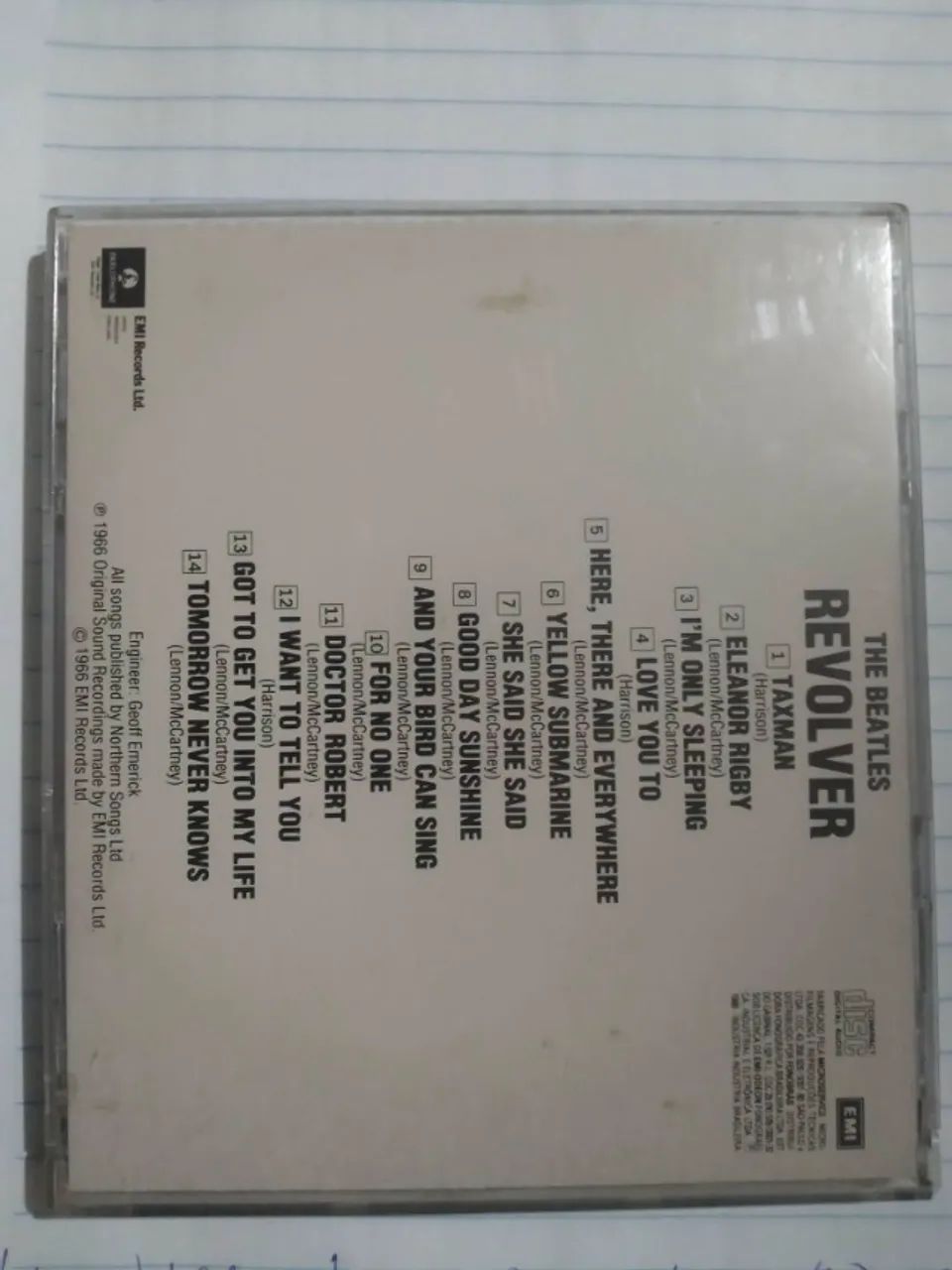 CD BEATLES - REVOLVER - ORIGINAL DE ÉPOCA - Foto 2