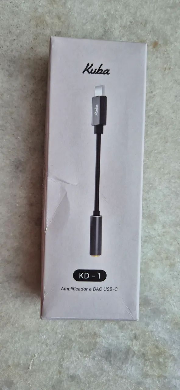 Adaptador USB-C com Amplificador e DAC KUBA