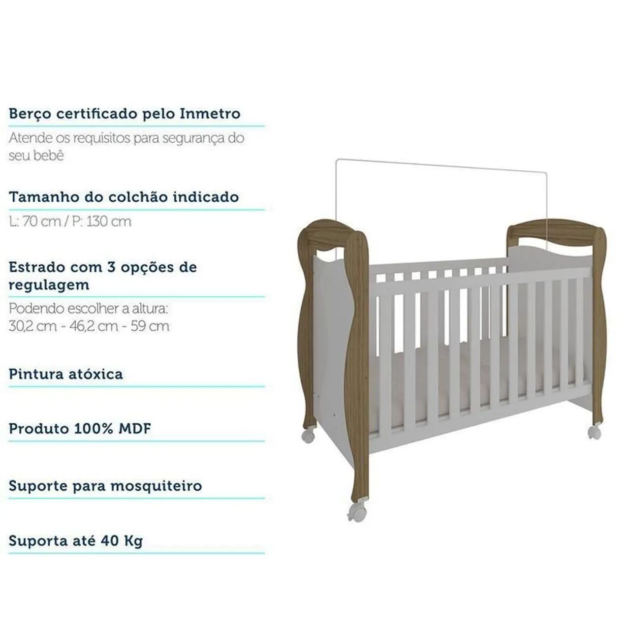 Berço MDF 65576107730691120