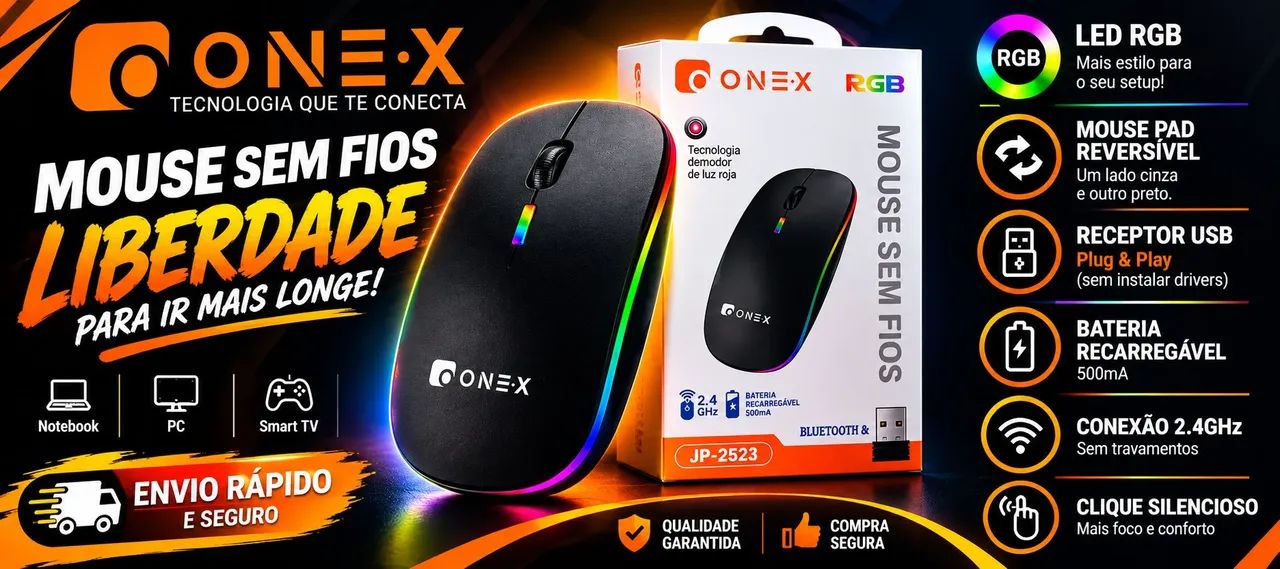 Mouse sem fio 