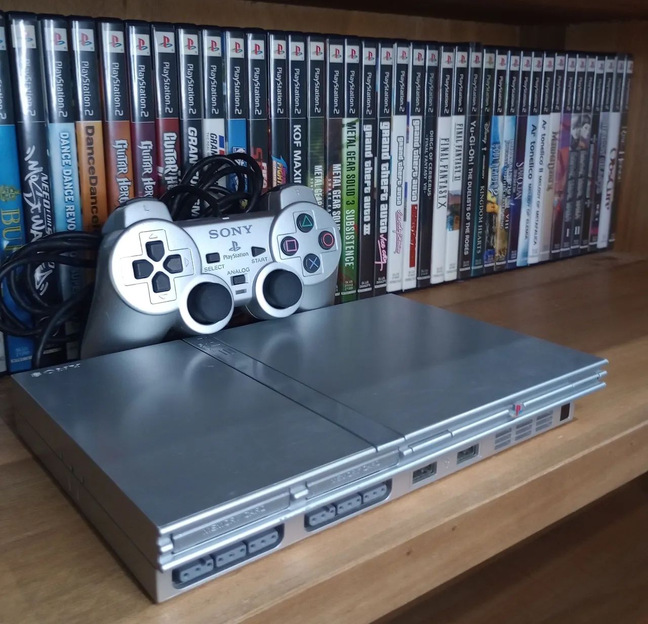 Playstation 2 Slim Prata - Foto 3