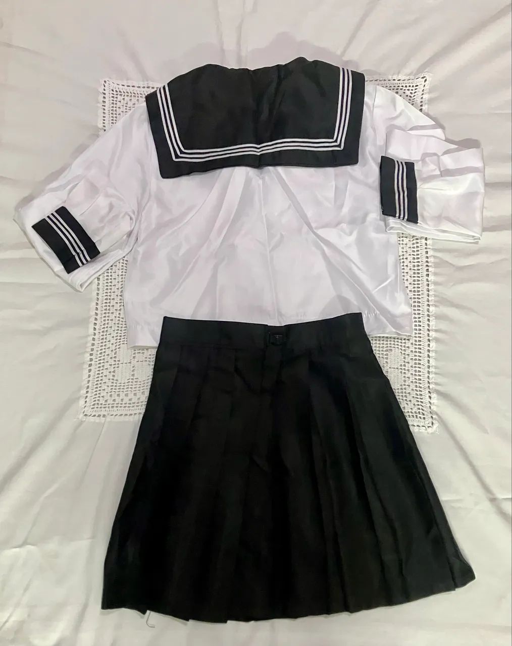 Uniforme Escolar Japonês Seifuku Cosplay (M) - Foto 2