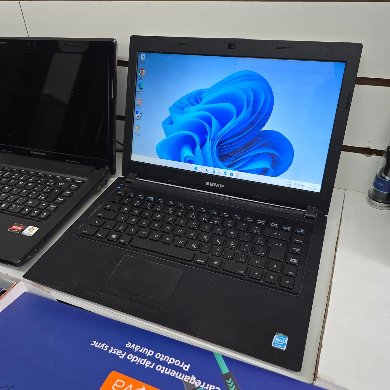 Notebook SEMP 4gb de ram, 500hd, dual core - Foto 4