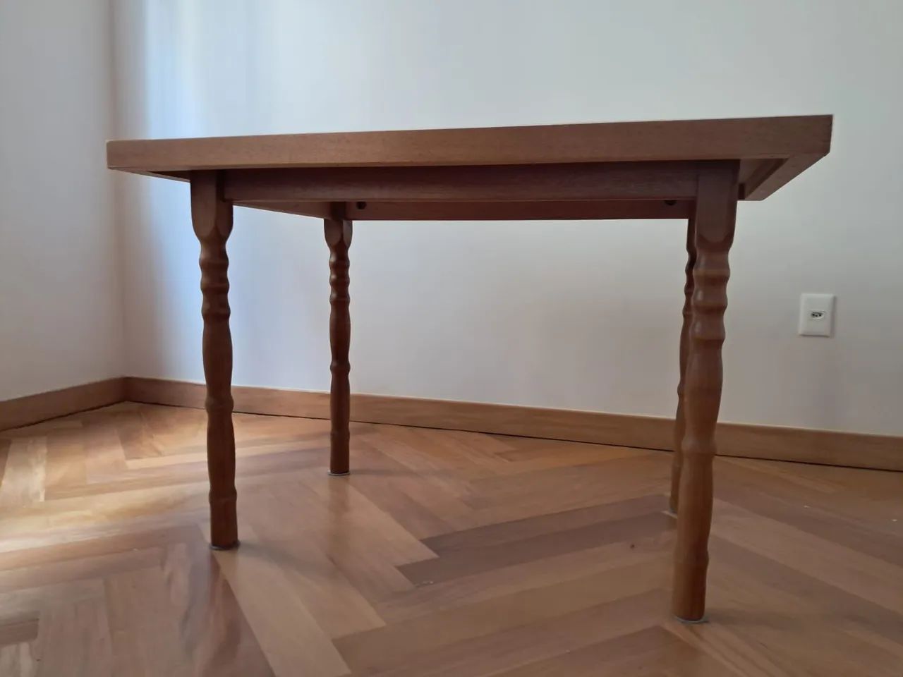 Mesa de madeira 120x80cm - Foto 3