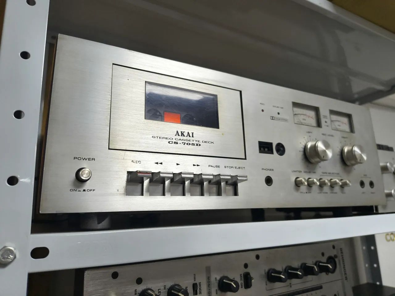 Tape Deck Stereo Akai CS-705D Vintage - Conservado e Funcionando - Foto 3