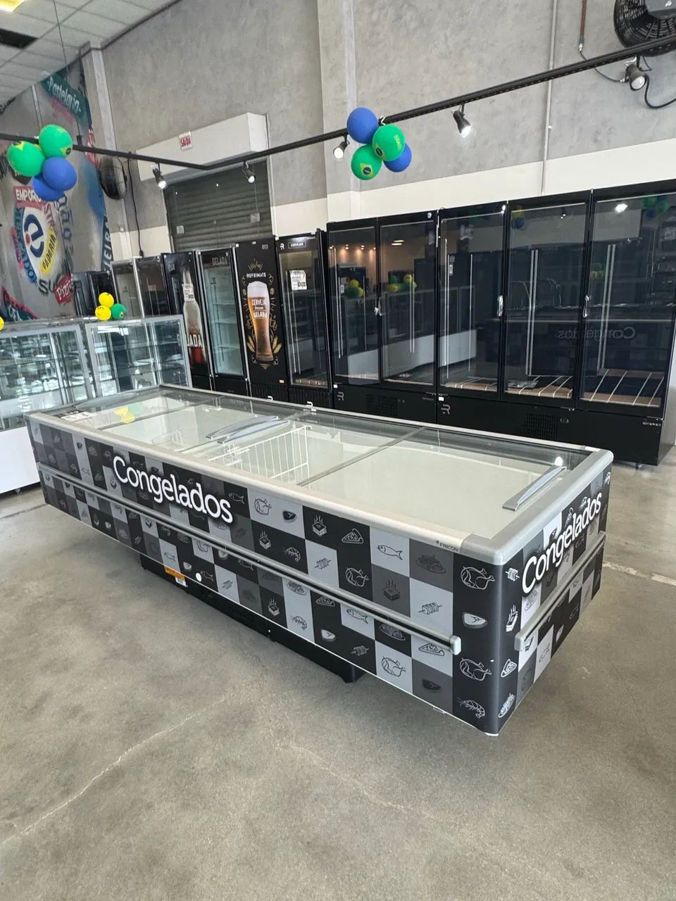 Ilha de congelados 3,00 metros com iluminação led nova  - Foto 3