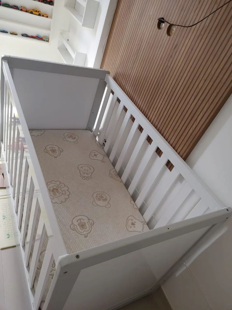 Berço Retrô Americano Peroba 2 em 1 (berço vira mini cama) - Foto 3
