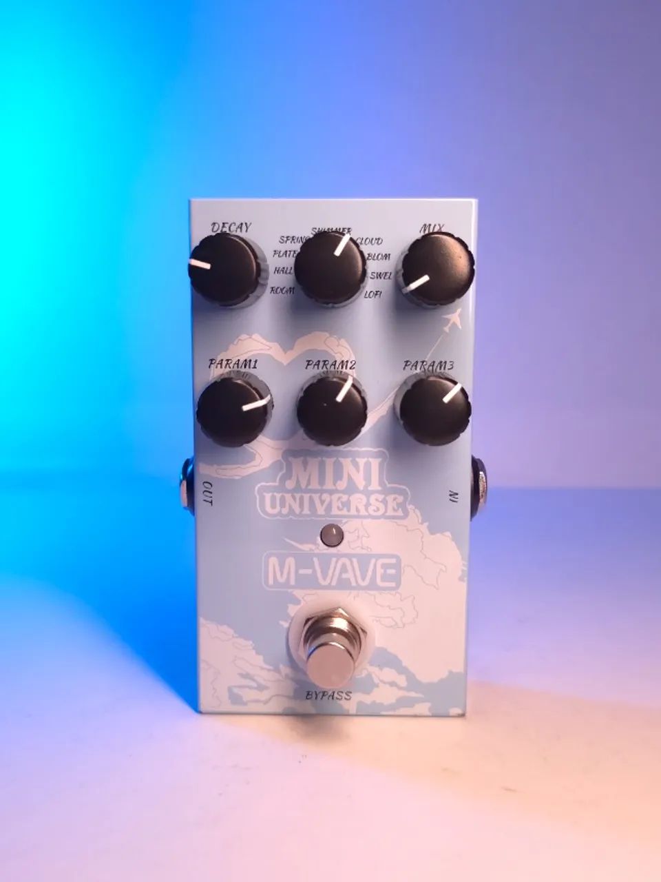 Pedal M-Vave Mini Universe (com caixa original - Pedal Aparência