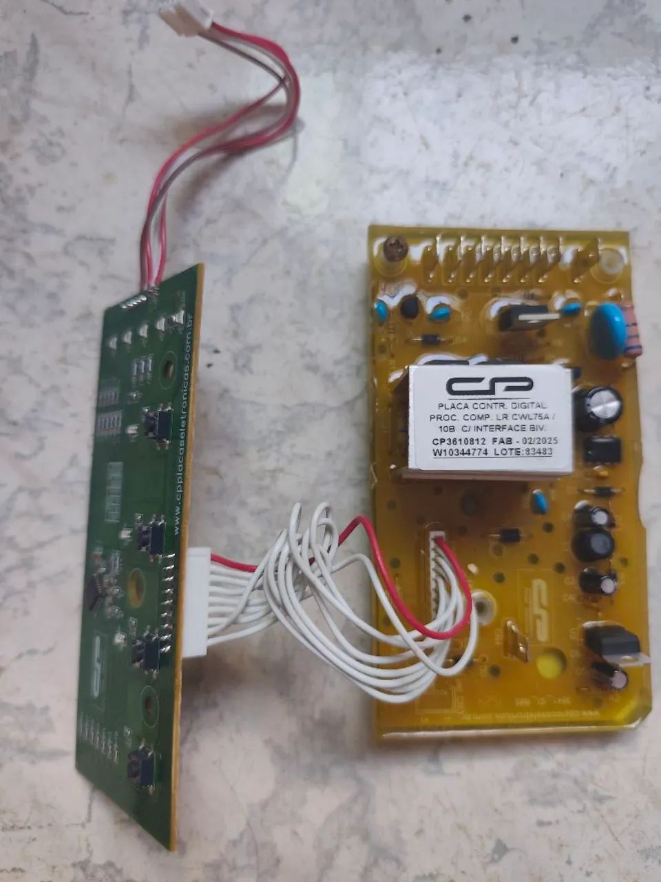 Placa Interface Potência CP Placas Eletrônicas Consul Maré 7,5 e 10kg Bivolt - Foto 5