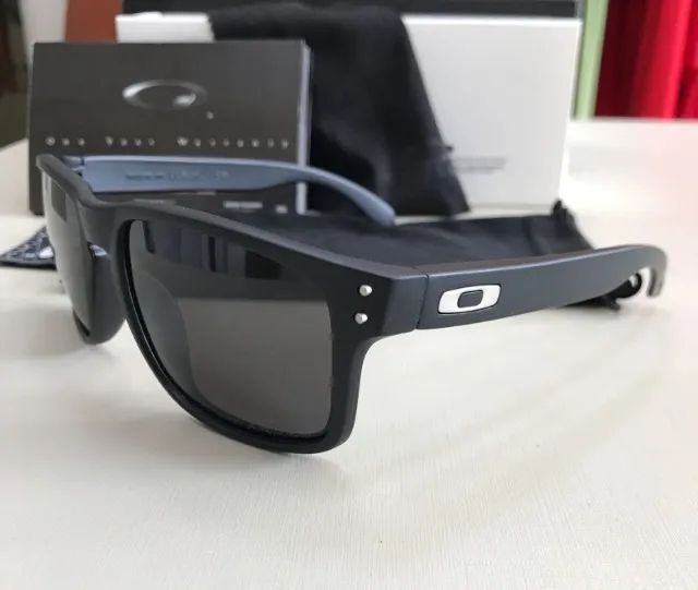 óculos de sol oakley holbrook silver black - Foto 3