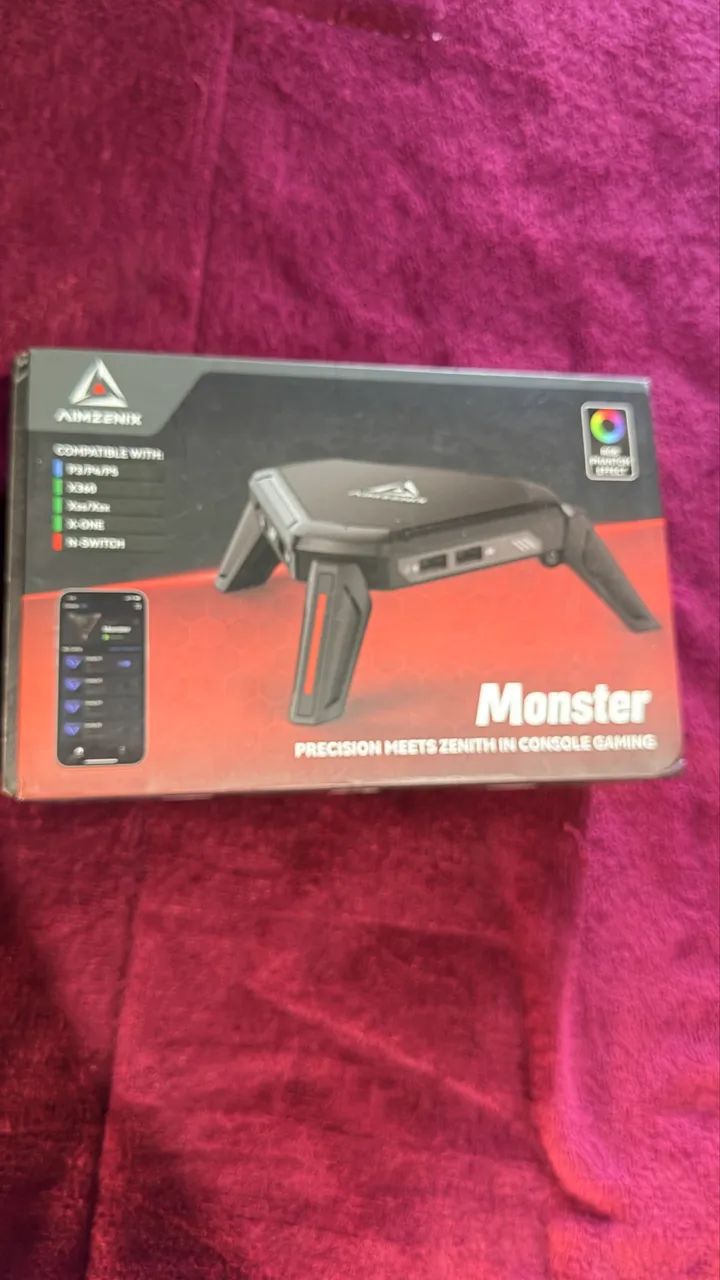 AIMZENIX Monster ゲームコントローラー AIMZENIX Monster Keyboard and Mouse Adapter for PS5, PS4, PC, Xbox