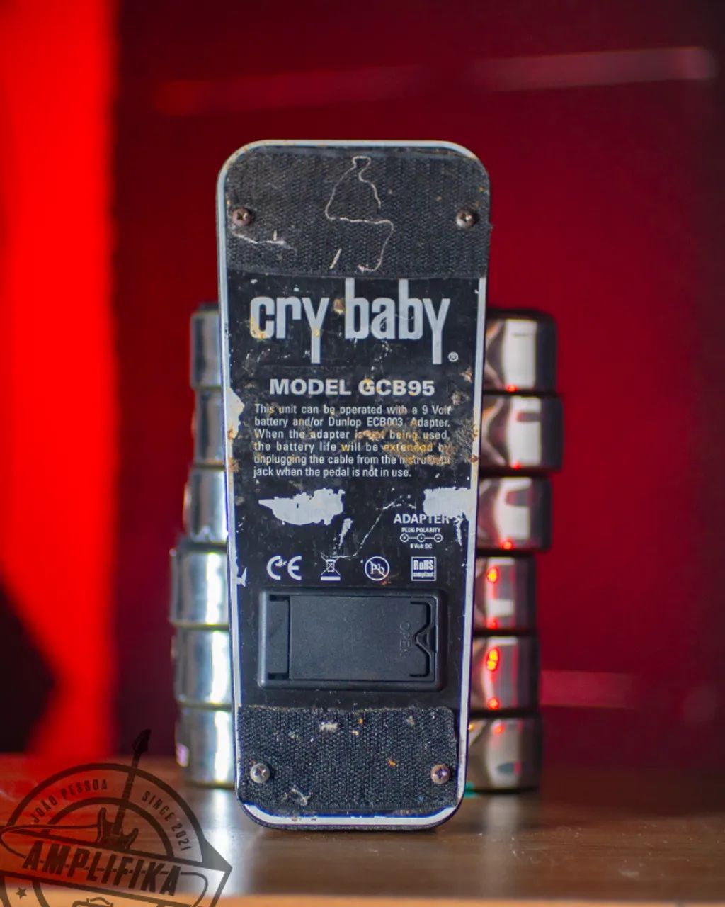 Pedal de Expressão Dunlop Cry baby GCB95 Wah - Instrumentos