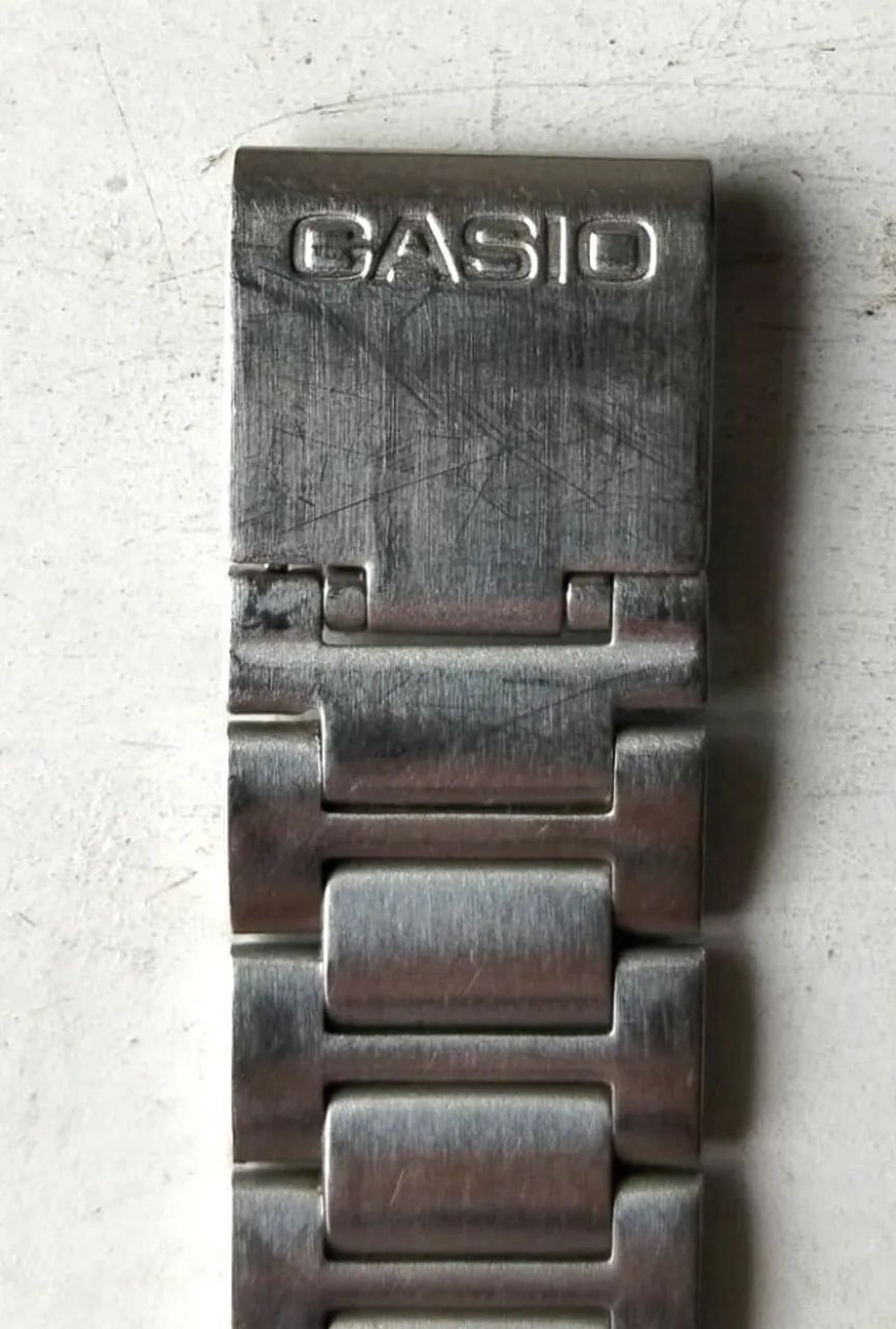 Relógio de Pulso Casio (Modelo A158W) - Pulseira de Aço - Usado - Funcionando  - Foto 5
