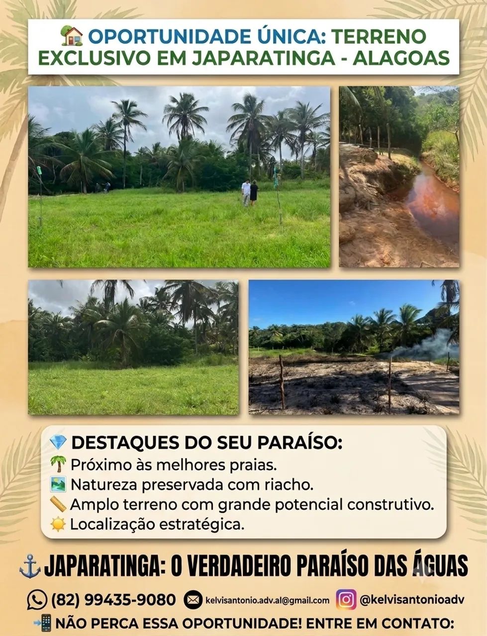 OPORTUNIDADE EM JAPARATINGA ! TERRENO 16x20m! 