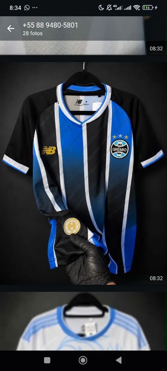 Camisa do Grêmio Lançamento 26/27
