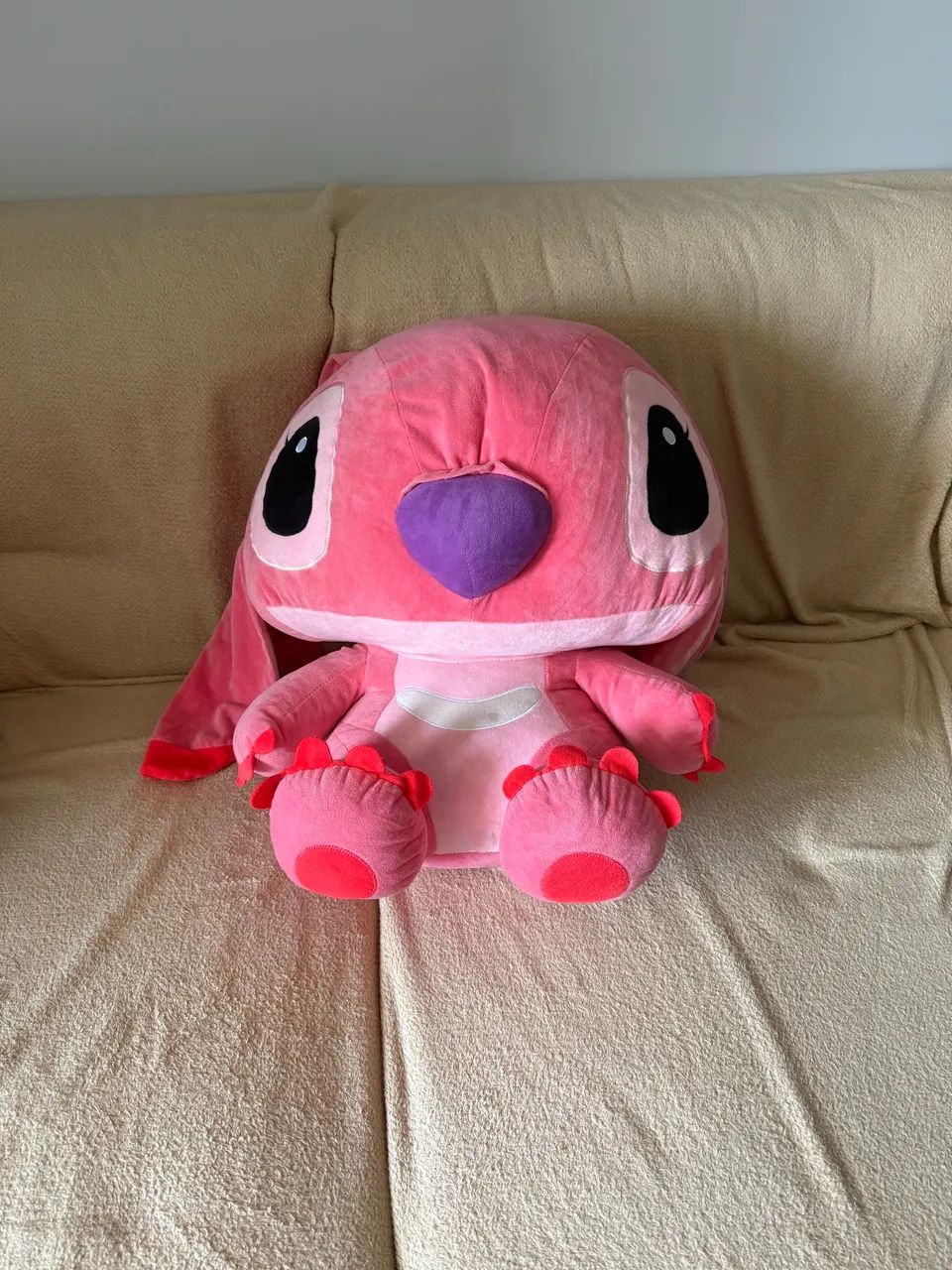 Urso Stitch rosa ( Angel )