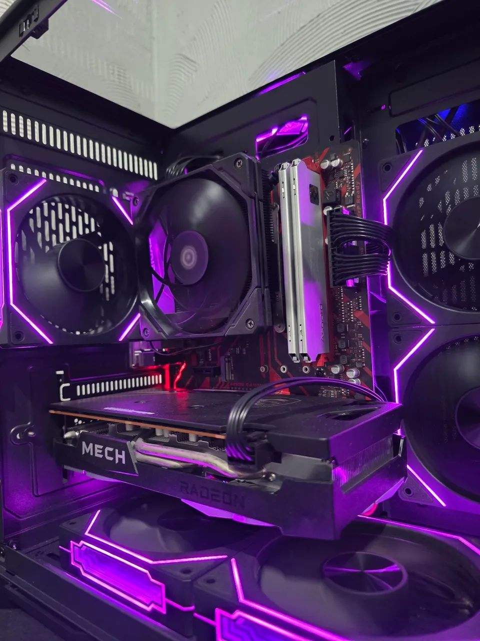 Pc gamer Ryzen 5 5500 + rx 6600 + 32gb ram - Foto 5