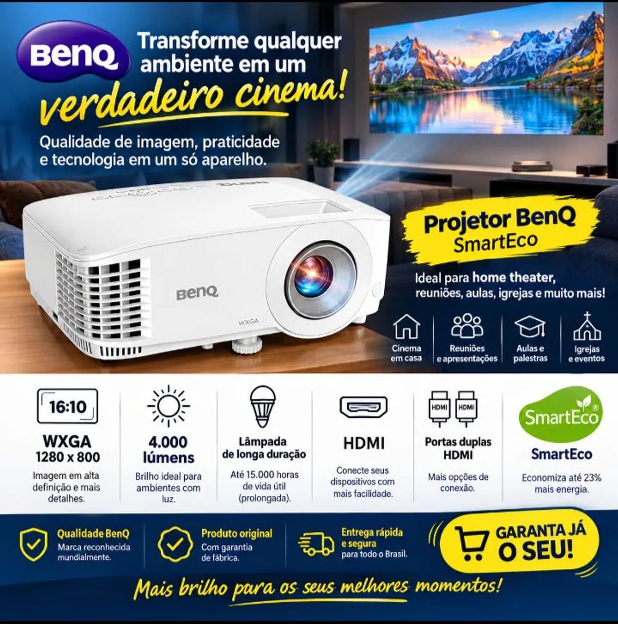 Projetor benq MW560 ORIGINAL