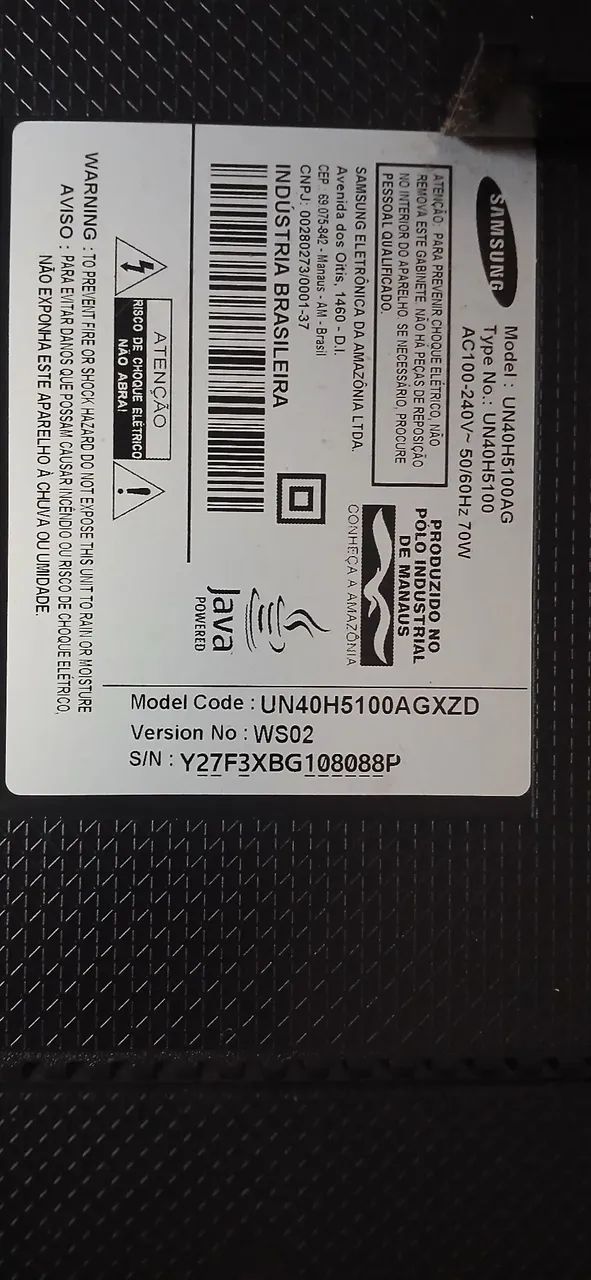 TV Samsung UN40H5100AG 40 polegadas FULL HD (não é smart) - Foto 4