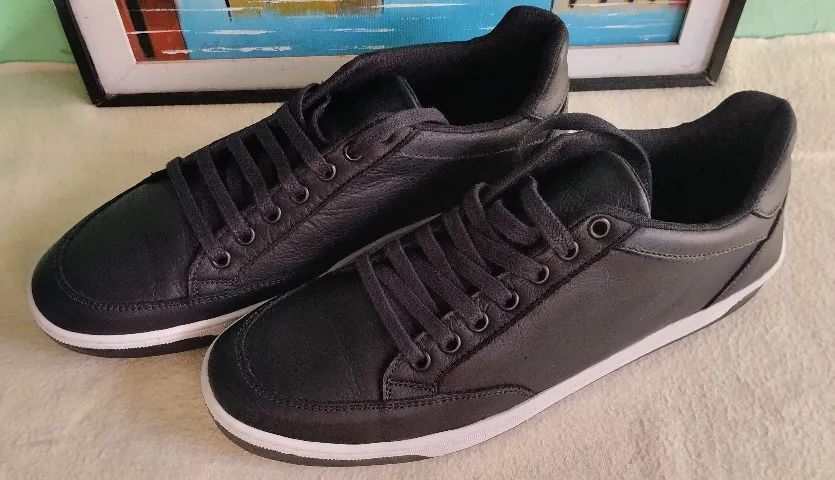 Tênis masculino couro - Foto 2