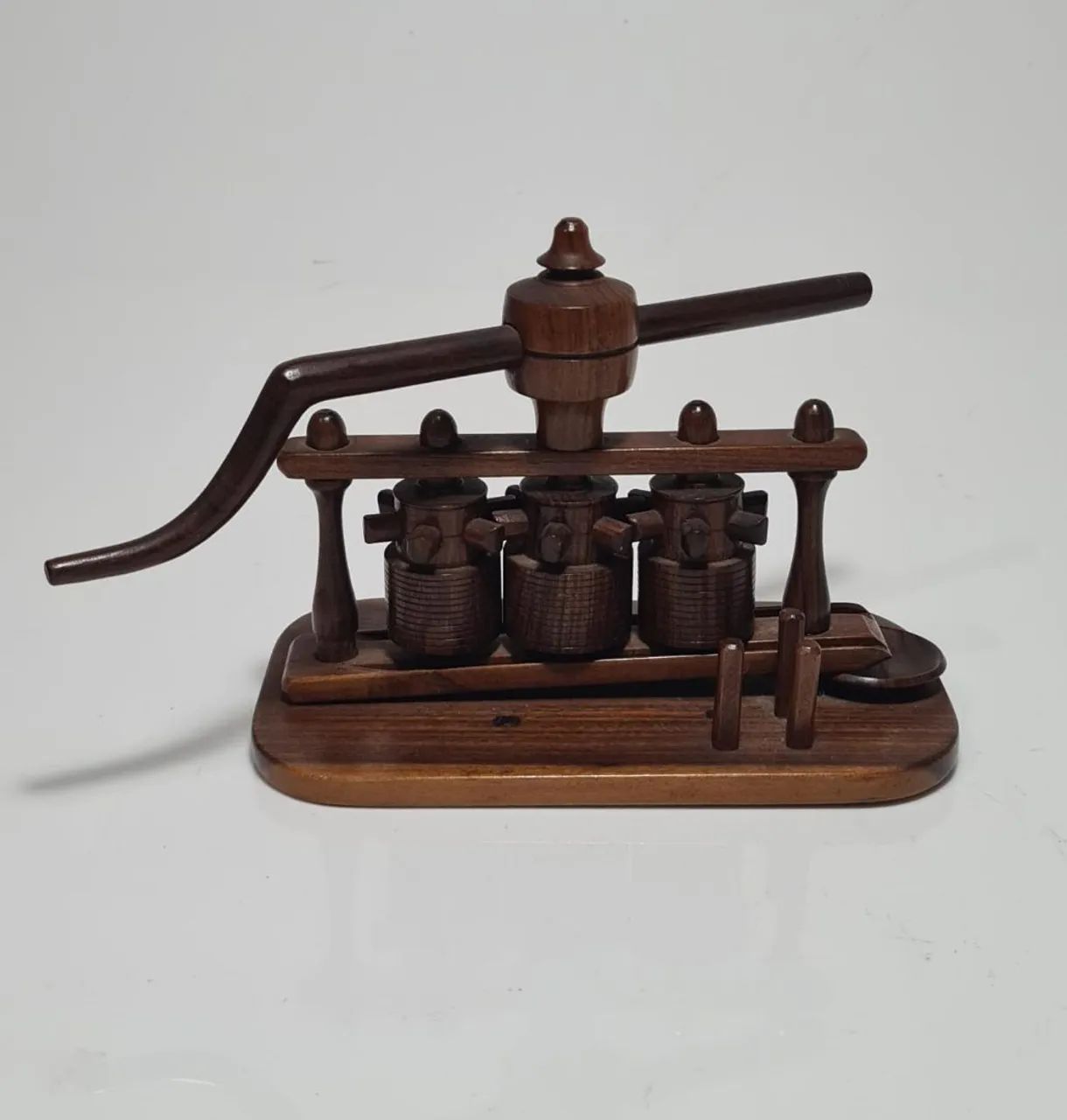 Miniatura De Engenho De Trapiche Em Madeira Com Movimento - Foto 3