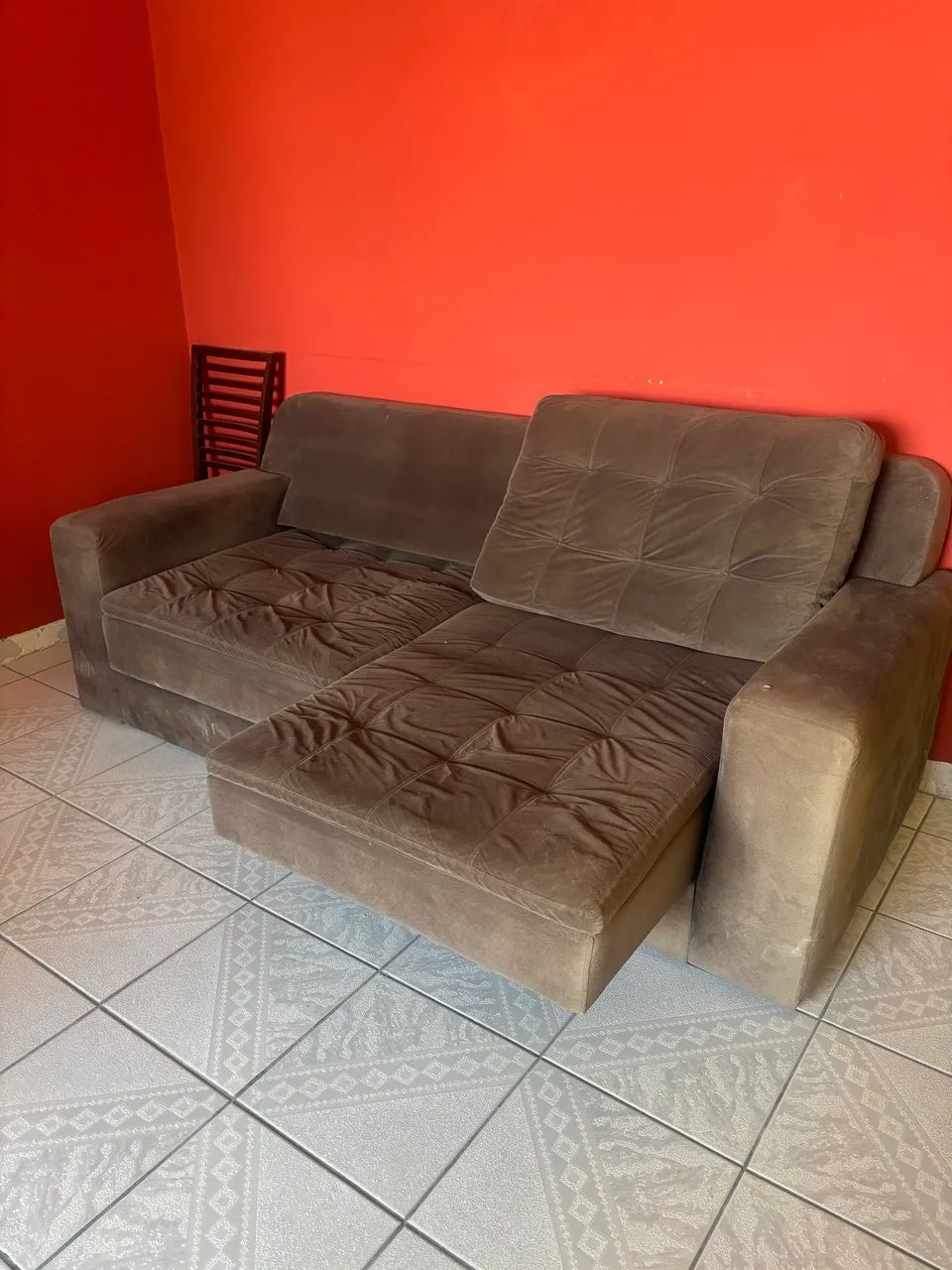 Sofá 4 lugares - Usado - Foto 2