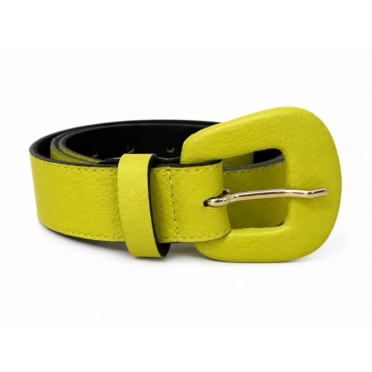 Cinto verde 100% Couro Lizie
