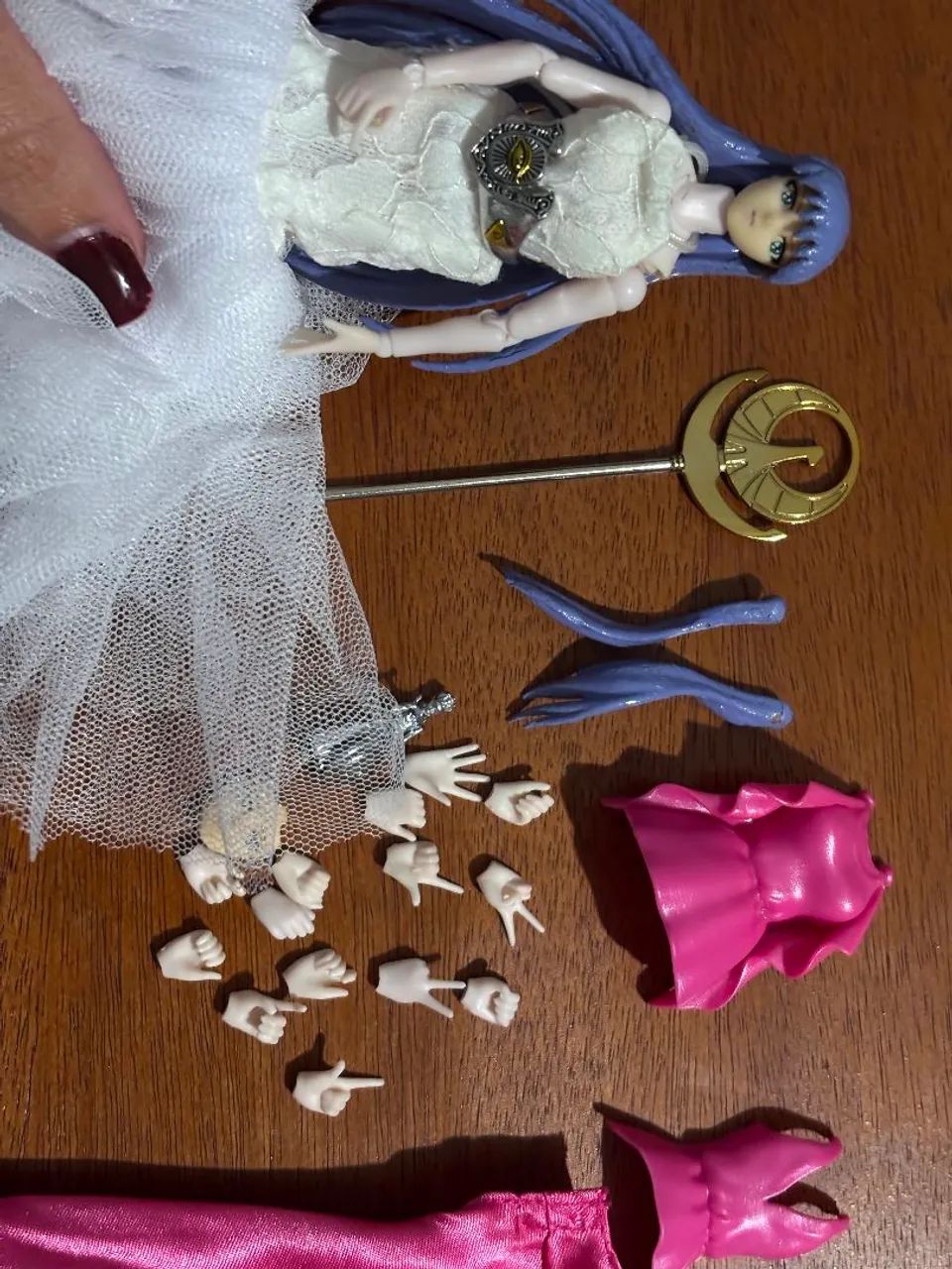 boneca athena saori kido cavaleiros do zodíaco - Foto 3