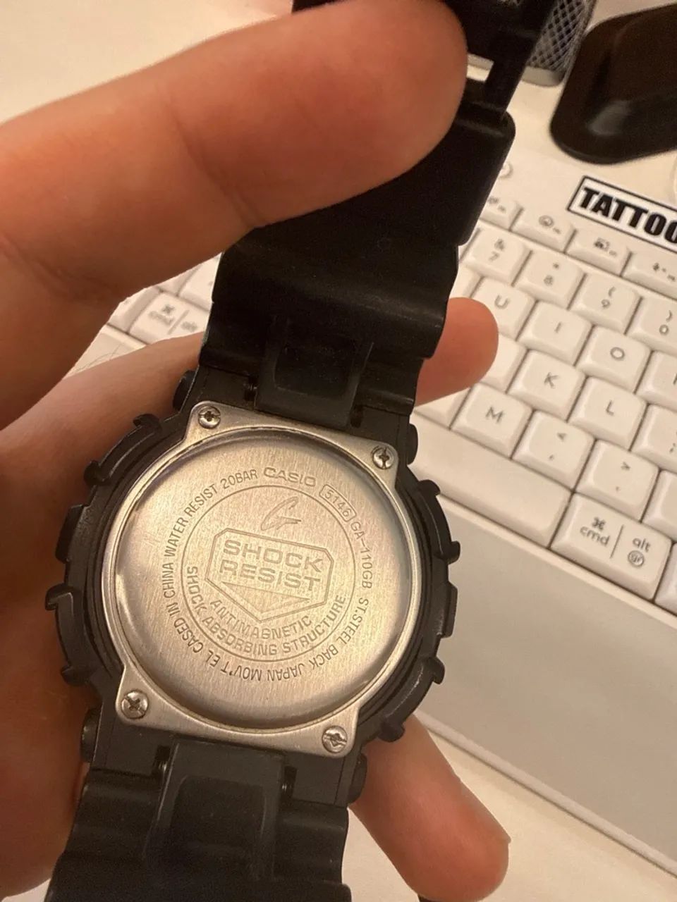 Relógio Casio G-Shock GA-110GB Original Preto e Dourado - Foto 4