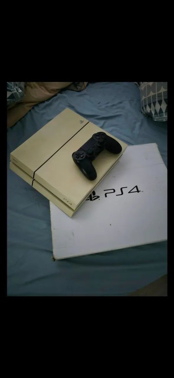 Ps4 branco gold hen  - Foto 2