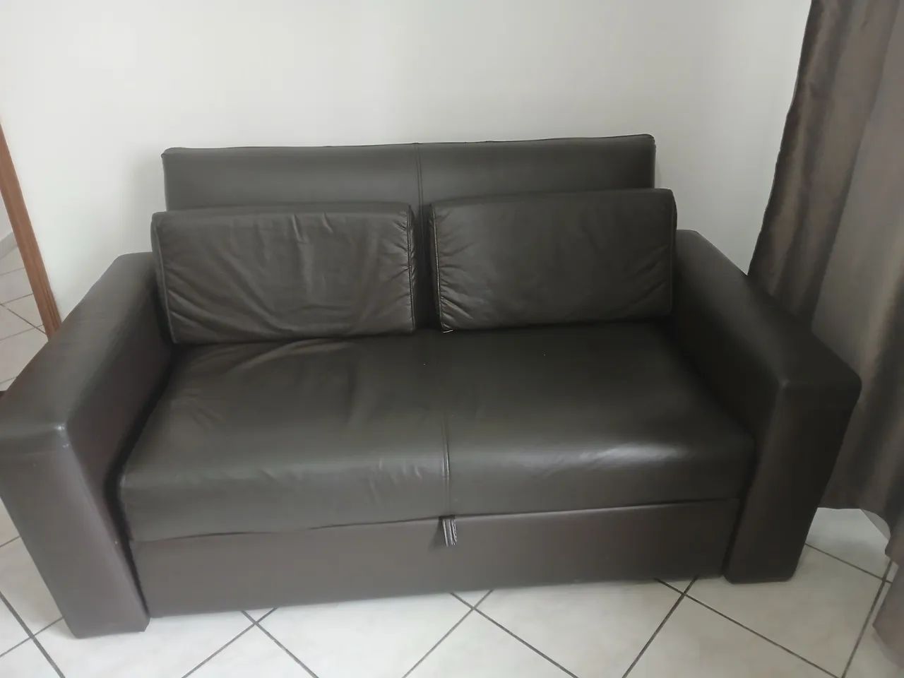 Sofa cama 2 lugares courino - Foto 3