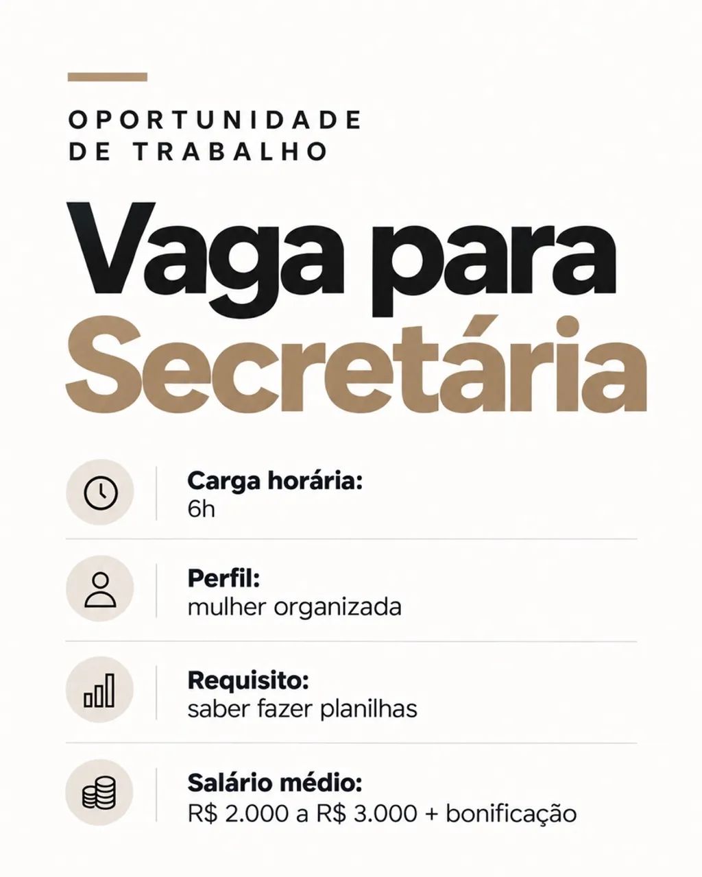 Vaga de EMPREGO 