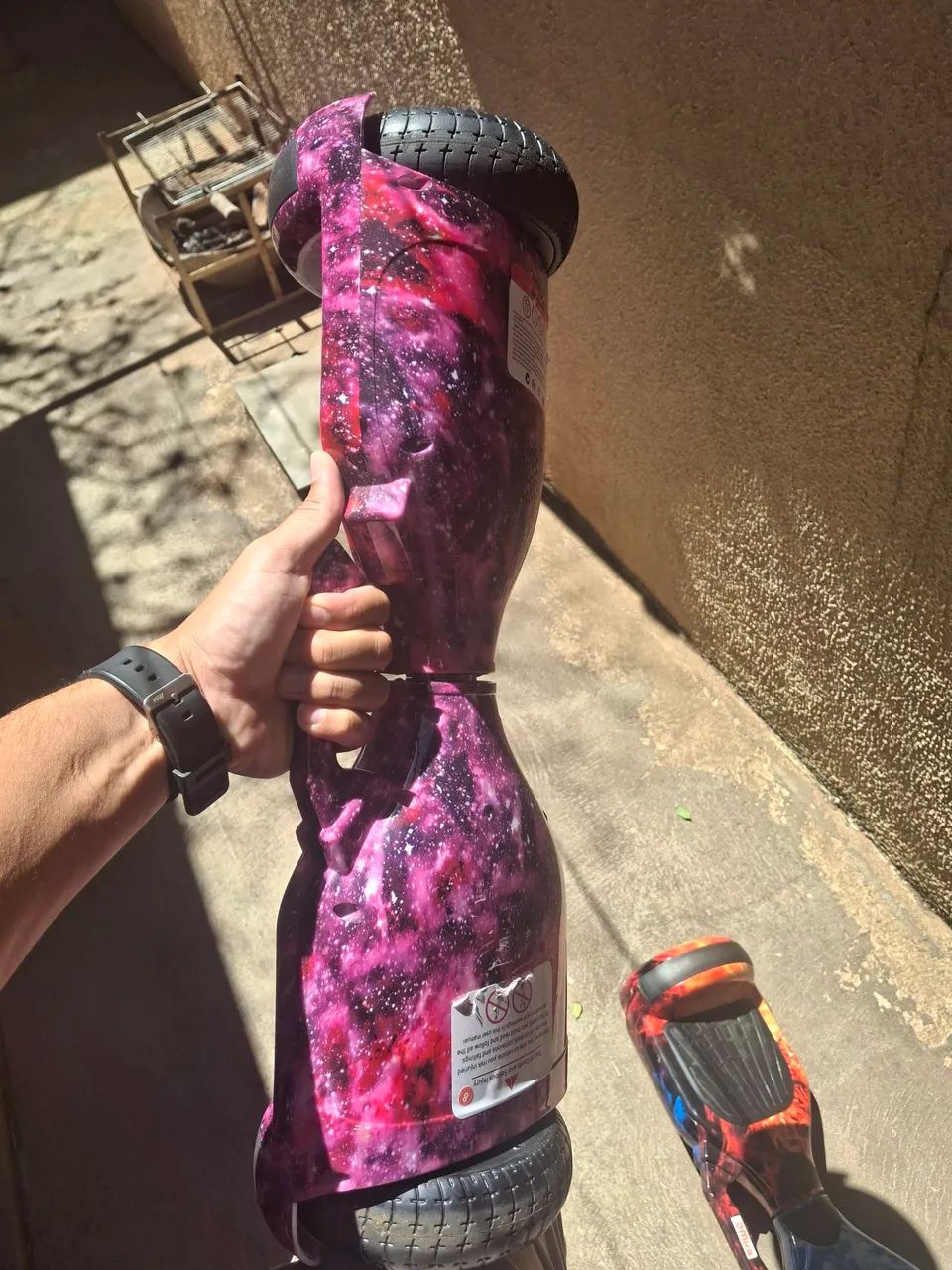 Hoverboard (Skate Elétrico) de 6,5 polegadas com Bluetooth e luzes LED - Foto 3