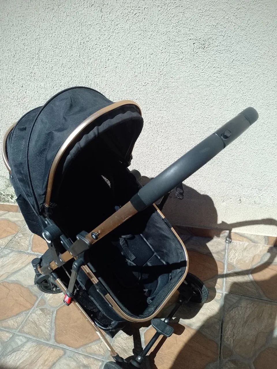 Carrinho Moisés + bebê conforto  - Foto 4