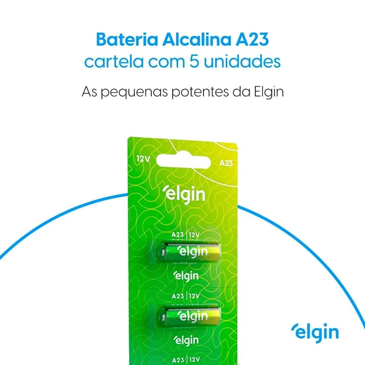 Baterias Elgin 23a 12v A23 Alcalina Para Controle Portão  - Foto 4