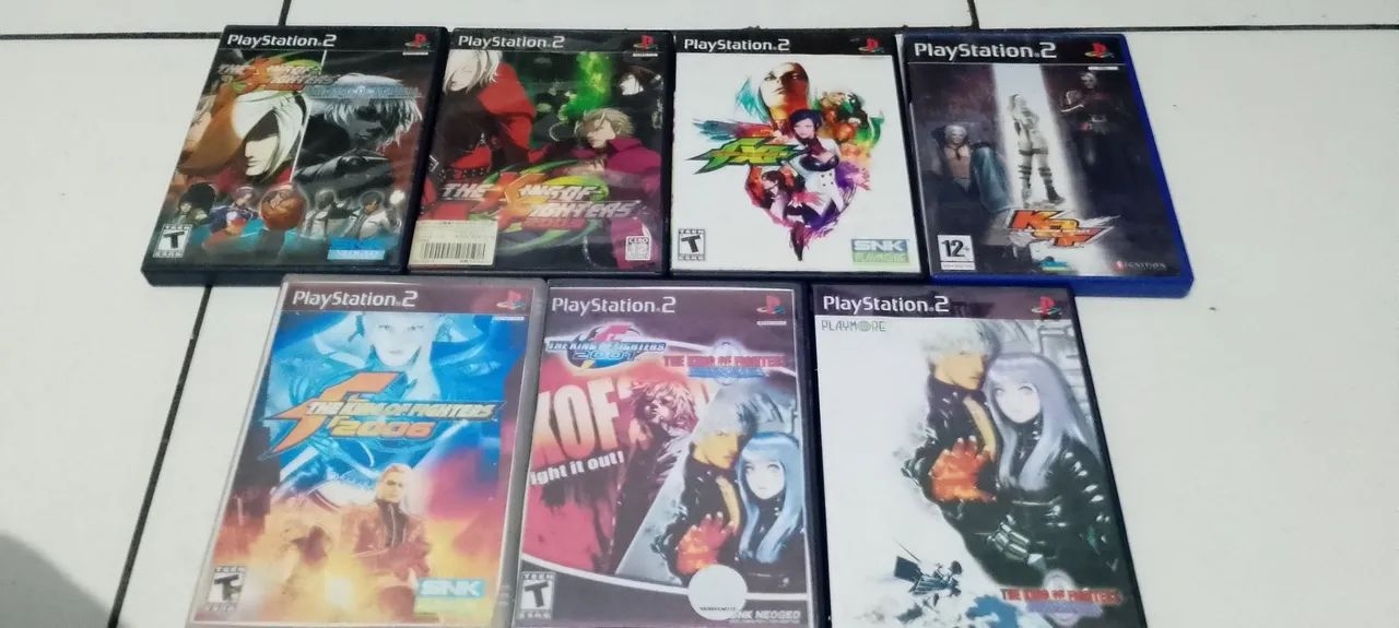 7 jogos originais de PS2 para os amantes de the king of fighters