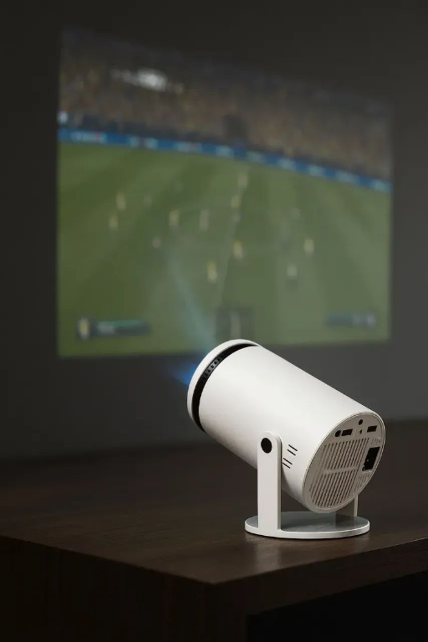 Mini Projetor HY300 4K Smart - Wi-Fi + Bluetooth - Foto 4