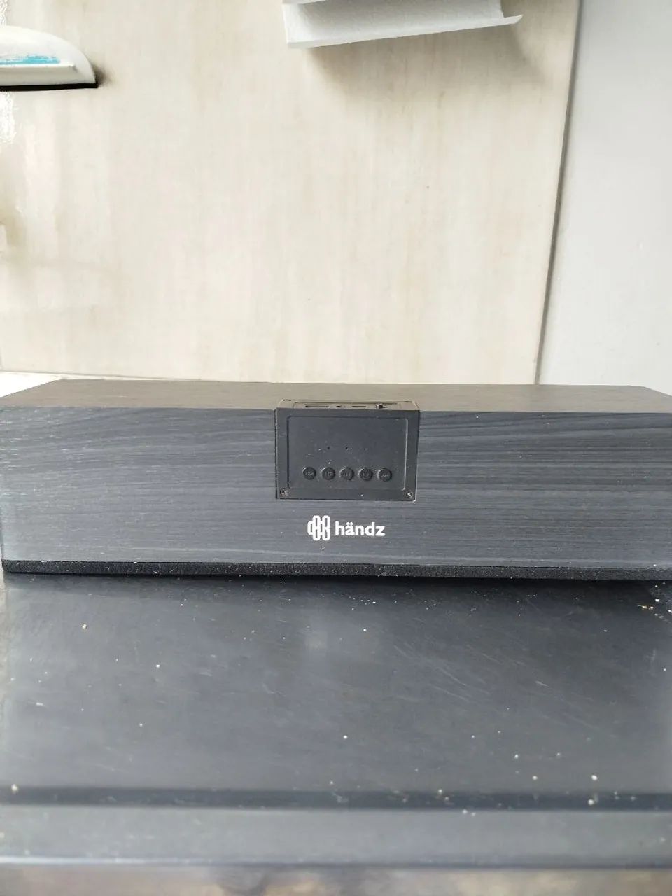 Caixa som com entrada USB e Bluetooth
