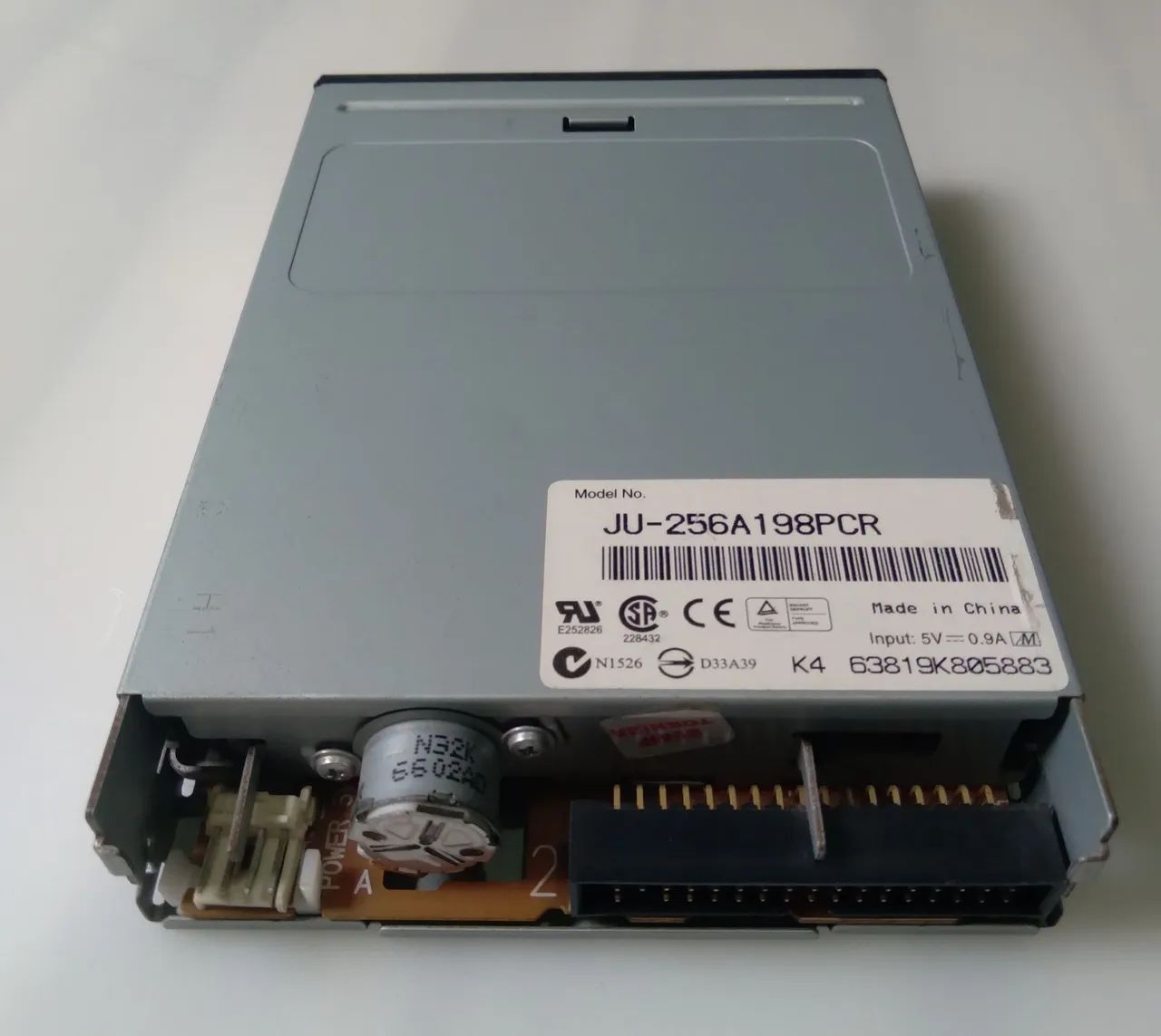 Leitor de Disquete Desktop JU-256A198PCR *Sem Teste* - Foto 2