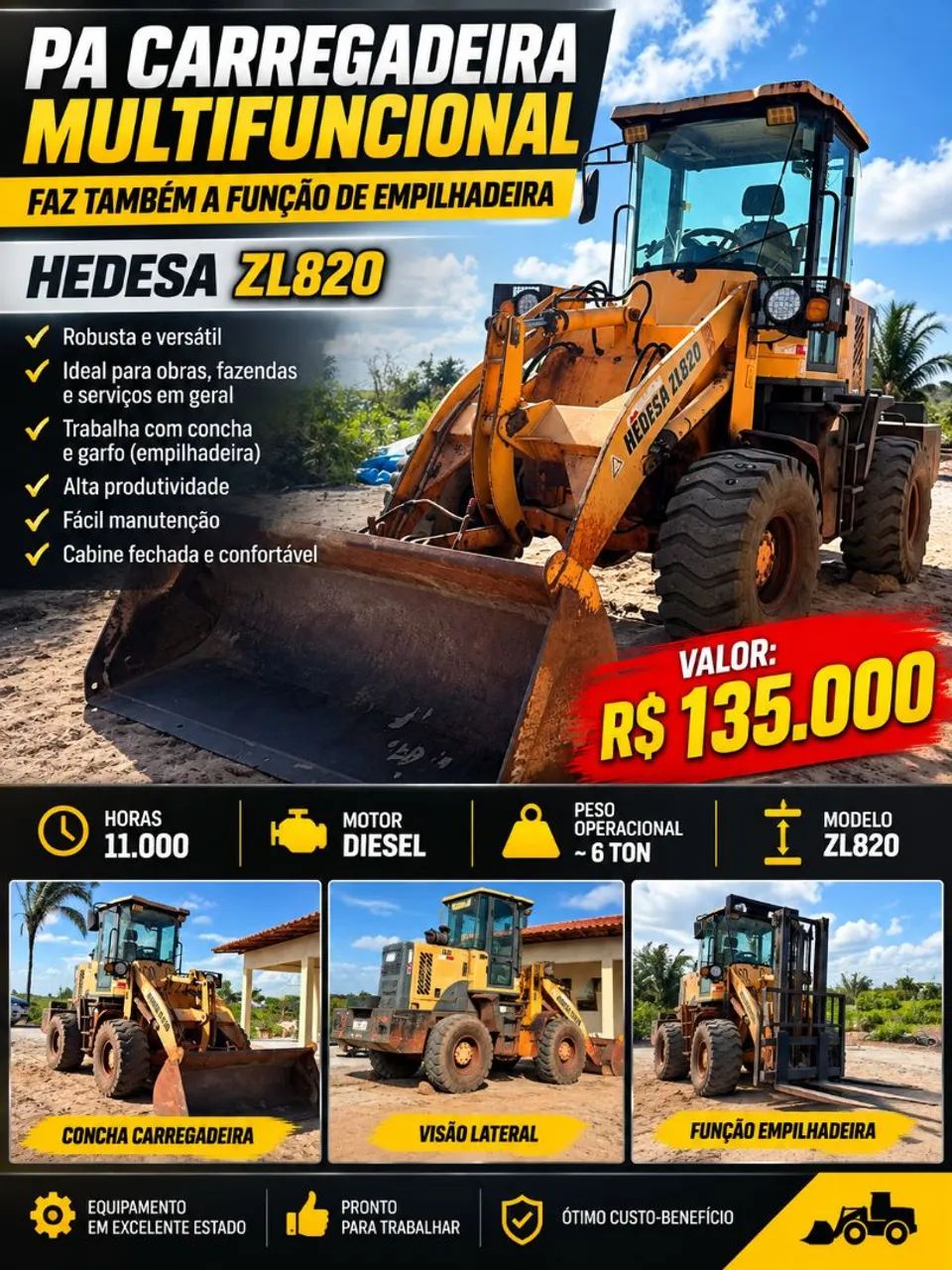 PA CARREGADEIRA