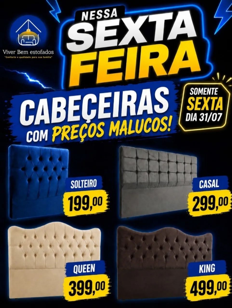 OFERTA DE CABECEIRA (SOMENTE ESSA SEXTA)