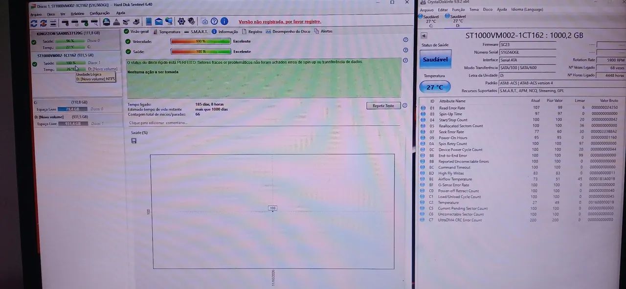 HD 1TB - Seagate - 100% Saudável e Testado. - Foto 3