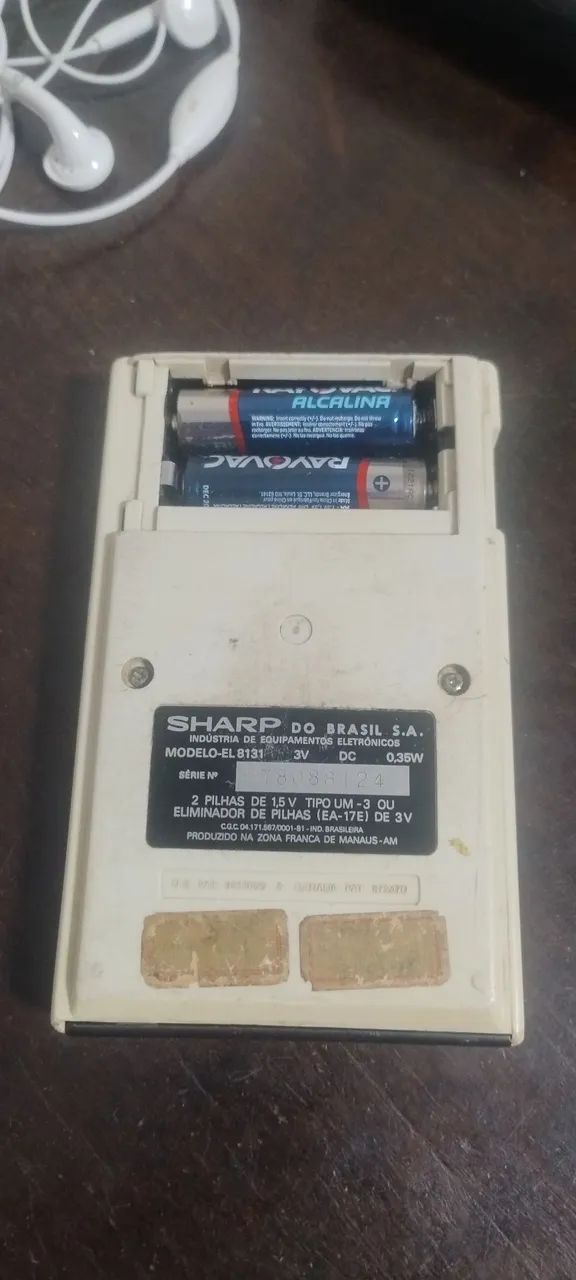 Calculadora antiga década de 70,