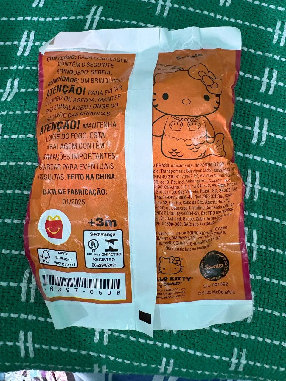 Hello Kitty - Sereia, Mc lanche feliz Mc Donalds  - Foto 2
