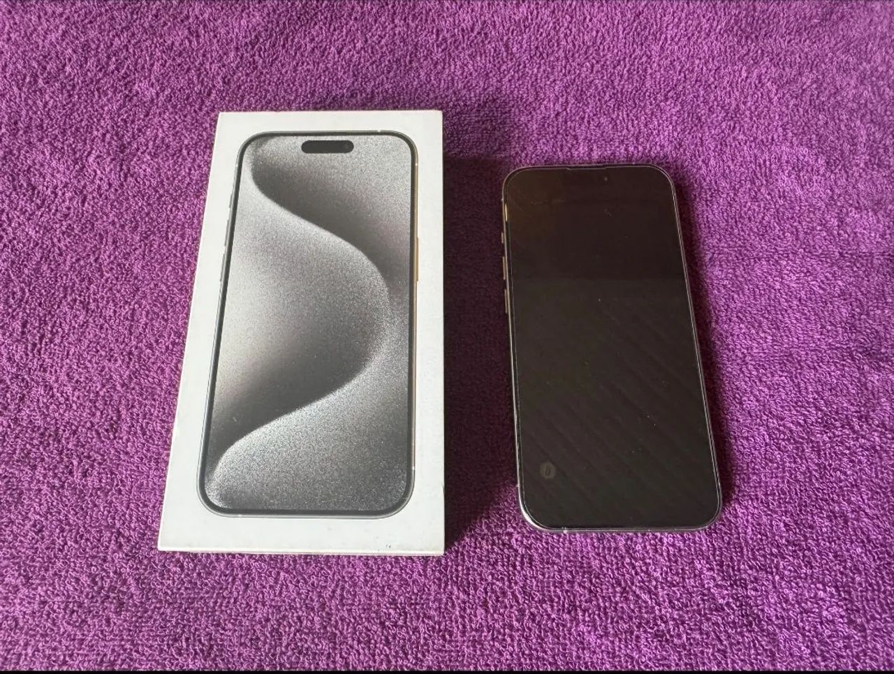 IPHONE 15 PRO 1 TERABYTE usado em ótimo estado