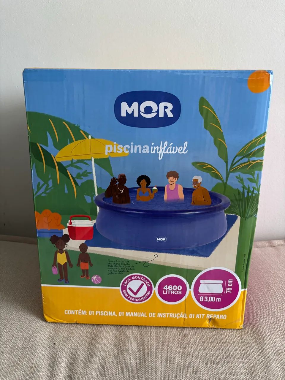 Piscina inflavel 4600 litros mor Nova
