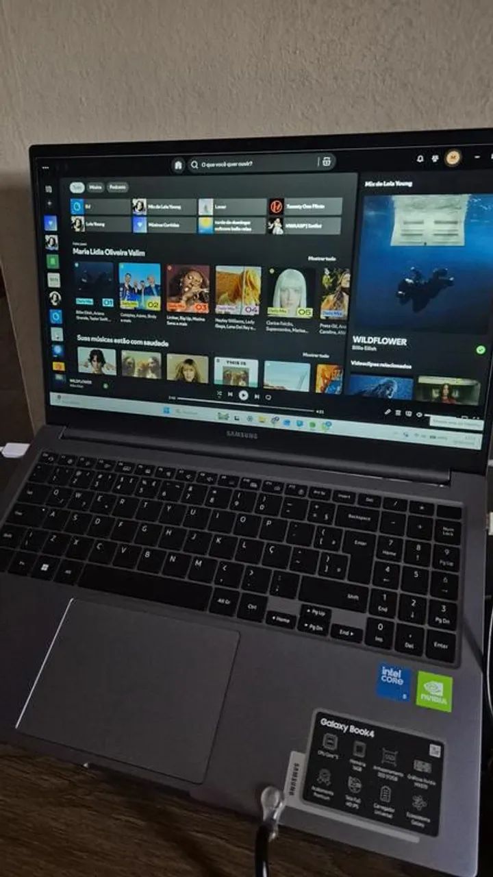 Notebook Samsung Galaxy Book4 Core 5, Nvidia Gefore.