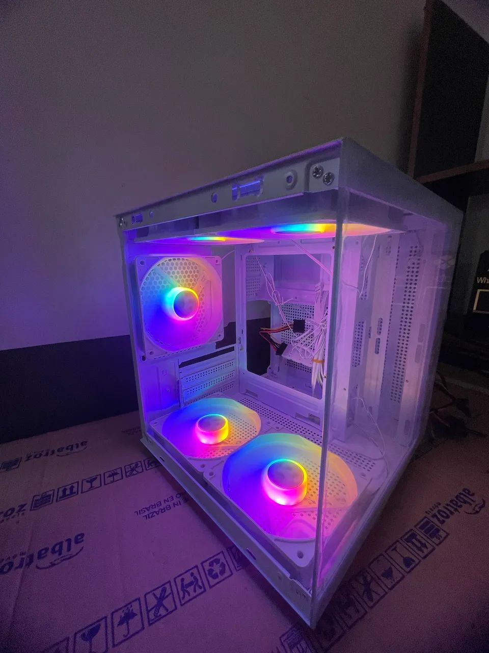 Gabinete gamer 5 fans